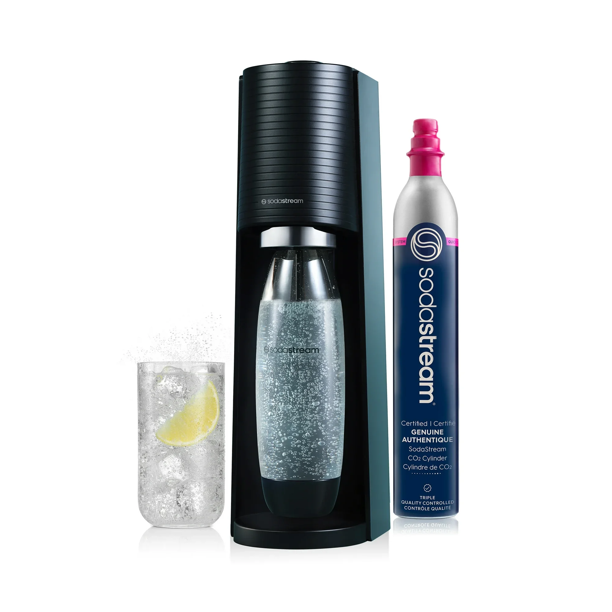 / SodaStream ソーダストリーム 黒 TERRA SodaStream 新品未使用 期間限定 E-TERRA | マシン代返金保証 キッチン家電