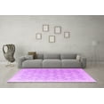 thumbnail image 3 of Ahgly Company Indoor Round Abstract Purple Modern Area Rugs, 7' Round, 3 of 4