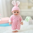 thumbnail image 7 of 12 Inch Soft Sound Doll with Accessories Set,PVC Simulated Lovely Doll,360° Limbs Rotation Design,Nurturing Skill Training Toy,Lightweight Portable Companion,Interactive Festival Birthday Gift, 7 of 7