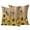 Yellow, variant on 2 Pack Outdoor Waterproof Throw Pillow Covers,Farmhouse Sunflower Bee Watercolor Decorative Square Patio Pillowcases for Chair Couch Sofa 16x16in
