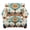 Aztec Geometric Pattern, variant on Chririnla 2 Piece Armchair Slipcover Red Rose and Skull Pattern Armchair Cover, Individual Cushion Covers Elastane with Stretchable for Living Room