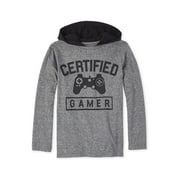 The Children's Place "Certified Gamer" Long Sleeve Hooded Shirt (Little Boys & Big Boys)