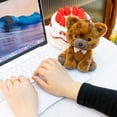 thumbnail image 2 of Lifelike Pig Stuffed Animal, 5.9in Cute and Soft Zoo Animal Plush Doll Commemorative Gift, 2 of 4