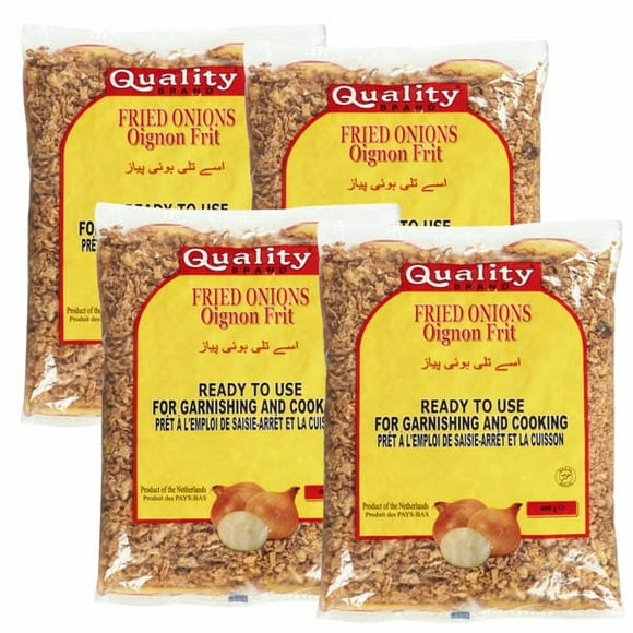 Oignons Frits de Qualité en Vrac Grand Format 400 G/14,11 Oz (4/caisse)