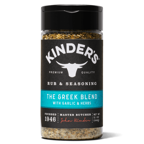Kinder's The Greek Blend Barbecue Rub and Seasoning for Grilling, 5 oz