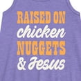 thumbnail image 2 of Instant Message - Raised On Chicken Nuggets And Jesus - Toddler & Youth Girls A-line Dress, 2 of 5