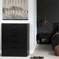 thumbnail image 6 of South Shore Holland 5-Drawer Contemporary Design Dresser, Black Oak, 6 of 7