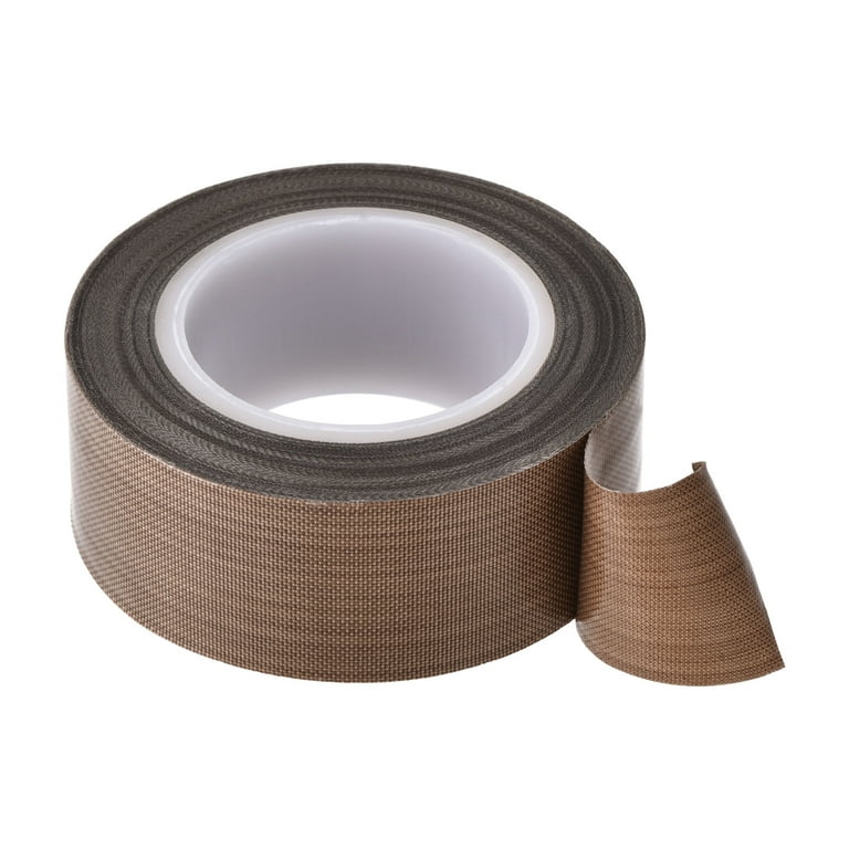 Uxcell High Temperature Heat Transfer Tape PTFE Film Adhesive Tape 13mm  Width 10m 33ft Long Brown