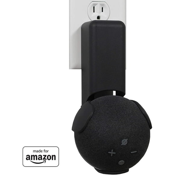 Made For Outlet Hanger, Black, for Echo Dot (4th generation)