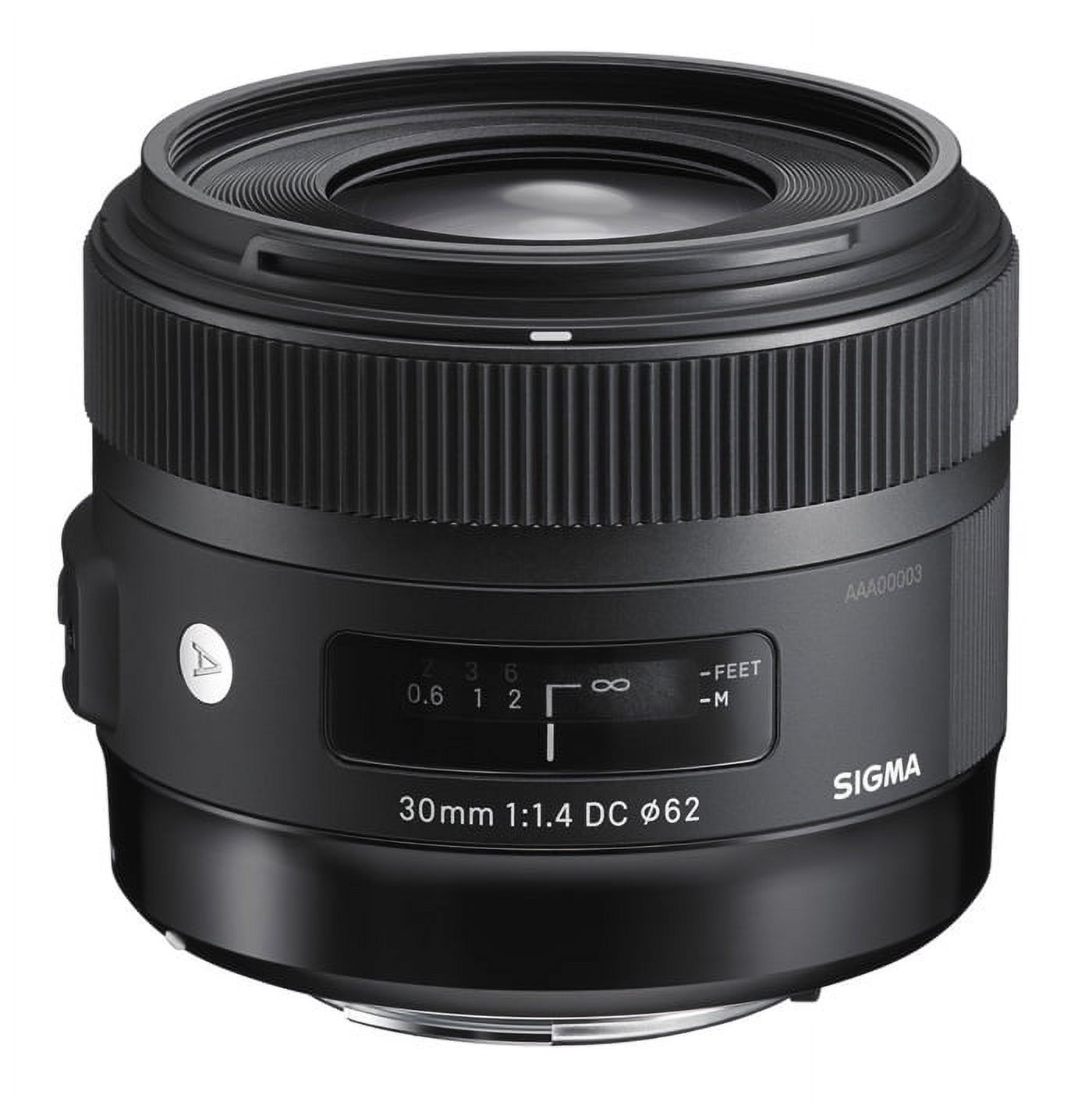 Canon EOS Rebel T6 Digital SLR Camera Kit w/ EF-S 18-55mm f/3.5-5.6 IS II + 75-300mm f/4-5.6 III + Sigma 30mm f/1.4 Art Lens + 0.43x Macro + 2.2x Telephoto + 64GB + Flash + Bag + LED Light + Filters - image 3 of 11