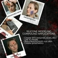 thumbnail image 5 of Narrative Cosmetics Silicone Modeling Compound Kit, Professional Stage, Film, and Costume Makeup for Realistic Wounds, Scars, and Prosthetics, Clear, 5 of 9