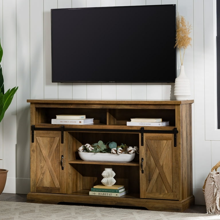 Walker edison reclaimed 2024 barnwood tv stand