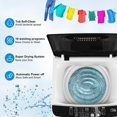 Automatic Portable Washer 2.4 cu. ft. WasherDryer with Drain Pump