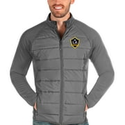 Men's Antigua Steel LA Galaxy Altitude Full-Zip Jacket