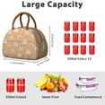 thumbnail image 4 of Artistic Lunch Box for Women&nbsp;- Insulated Reusable Cooler with Tribal Designs, Perfect for Workplace & Student Bento, 4 of 4