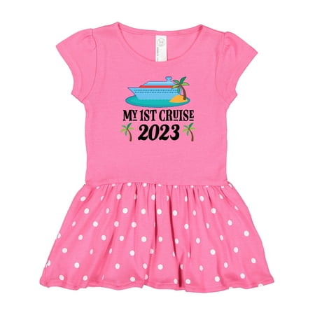 

Inktastic My 1st Cruise 2023 Gift Baby Girl Dress