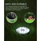 thumbnail image 5 of Paquete de 12 luces solares para el suelo, luces LED solares para jardín al aire libre, impermeables, luces de disco para césped, camino, patio, pasarela, entrada de vehículos, patio, terraza, luces, 5 of 8
