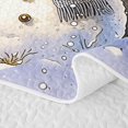 thumbnail image 5 of Manfei Happy Christmas Quilt King,Whimsical Animals King Coverlet Set,3pcs,1 Bedspread and 2 Pillowcases, 5 of 7