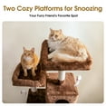 thumbnail image 5 of MWPO 70.1-in Multilevel Cat Tree Tower with Condo, Perch and Scratching Post, Brown, 5 of 7