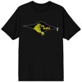 thumbnail image 1 of The Grinch T-Shirt à Col Rond Noir à Manches Courtes pour Adulte Ew People - Grand, 1 of 1
