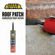 Leak Stopper Roof Patch, Black, 10 oz Tube