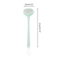 thumbnail image 2 of Unique Bargains Long Handle Bath Brush Body Scrubber 16.14"x4.72"x1.57" 1 Pc Blue, 2 of 5