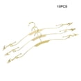 thumbnail image 1 of Metal Coat Hangers Sturdy Anti Slip for Closets Clothes Racks for Shirts Skirts(Gold), 1 of 3