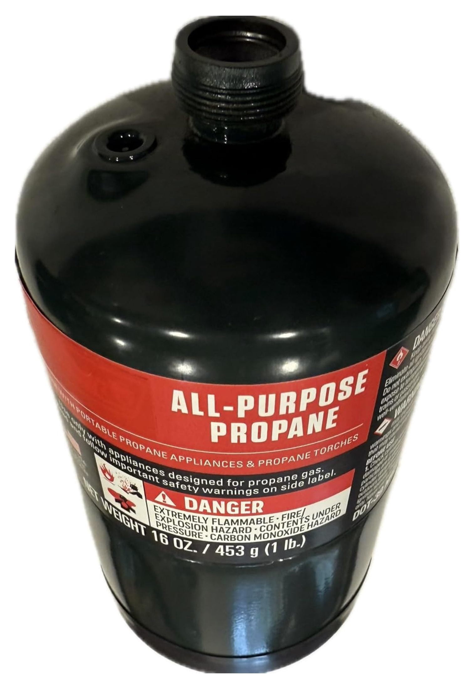Propane Replacement Fuel Cylinders Camping- 16 Oz (6 Pack) Factory Pre-filled and Ready to Use