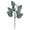 Green-B, variant on Single Plush Eucalyptus Cuttings,Artificial Oval Branches with White and Sprays Suitable for Vases Wreaths Bouquets and Wedding Greenery Decor