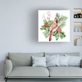 thumbnail image 3 of Jennifer Paxton Parker 'Cardinal Holly Christmas II' Canvas Art, 3 of 3