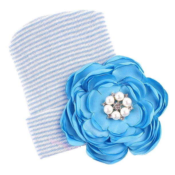 0-3 Meses Bebé Recién Nacido Fotografía De Algodón Gran Flor Sombrero Gorra B Sunnimix Sombrero recién nacido