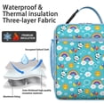 thumbnail image 2 of Panda Face Insulated Lunch Box Women Reusable Lunch Bag with Detachable Handle Lunch Box Containers Office Travel, 2 of 6