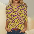 Women's Halloween Graphic Tees - 3/4 Sleeve Round Neck Funny Shirts, Comfy Casual Tops For Halloween Costume Or Fall
