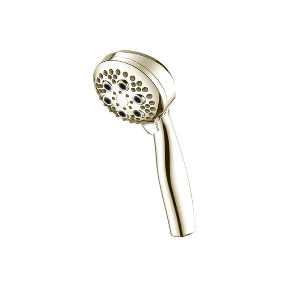 Thrifco 4809028 5 Pattern Multi-Function Massage Wall Mount Handheld Shower Head – Brushed Nickel