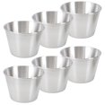 thumbnail image 4 of Miangastore 6pcs Stainless Steel Sauce Cups for Dipping and Condiment Storage, 4 of 8