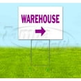 thumbnail image 1 of Warehouse Right (18" x 24") Yard Sign, Includes Metal Step Stake, 1 of 6