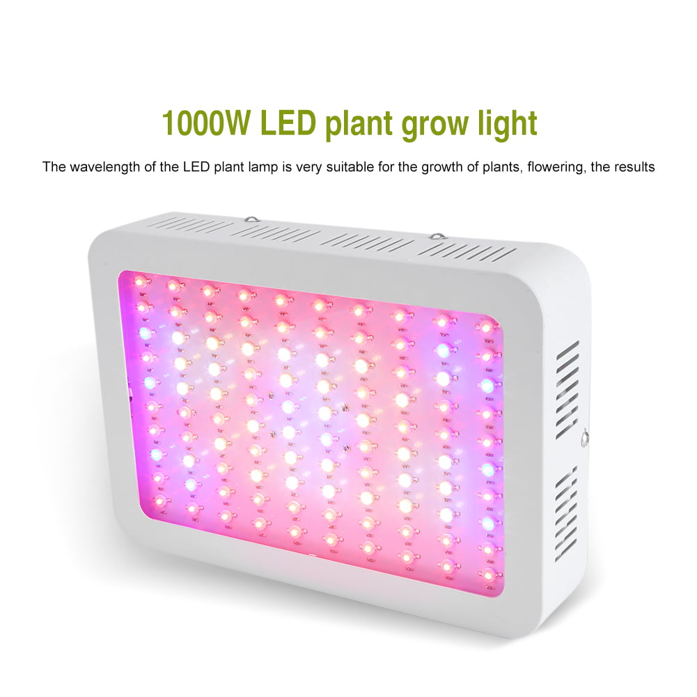 Details about   1000W LED Grow Light Full Spectrum Indoor Hydroponic Flower Veg Plant Lamp Panel 