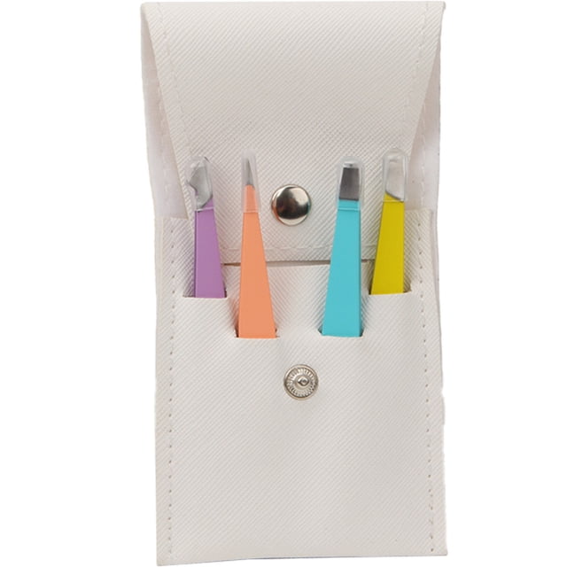 Juego de pinzas para cejas, juego de pinzas para mujer, herramientas de belleza diarias para depilarse