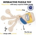 thumbnail image 2 of Dog Toy, Interactive Mayonnaise Jar Puzzle, Snuffle Toy for Mental Stimulation, Hide and Seek Crinkle Toy for All Dog Sizes, 2 of 7