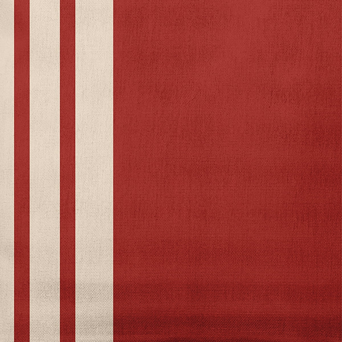 Simply Daisy 18" x 18" Stripe Decorative Throw Pillow, Maple Red