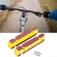 thumbnail image 2 of 1 Pair Bicycle Brake Pads for Carbon Rims Wheel Bike Brake Shoes Rubber Bike Disc Brake Pads Brake Replacement Pads Sets, 2 of 3