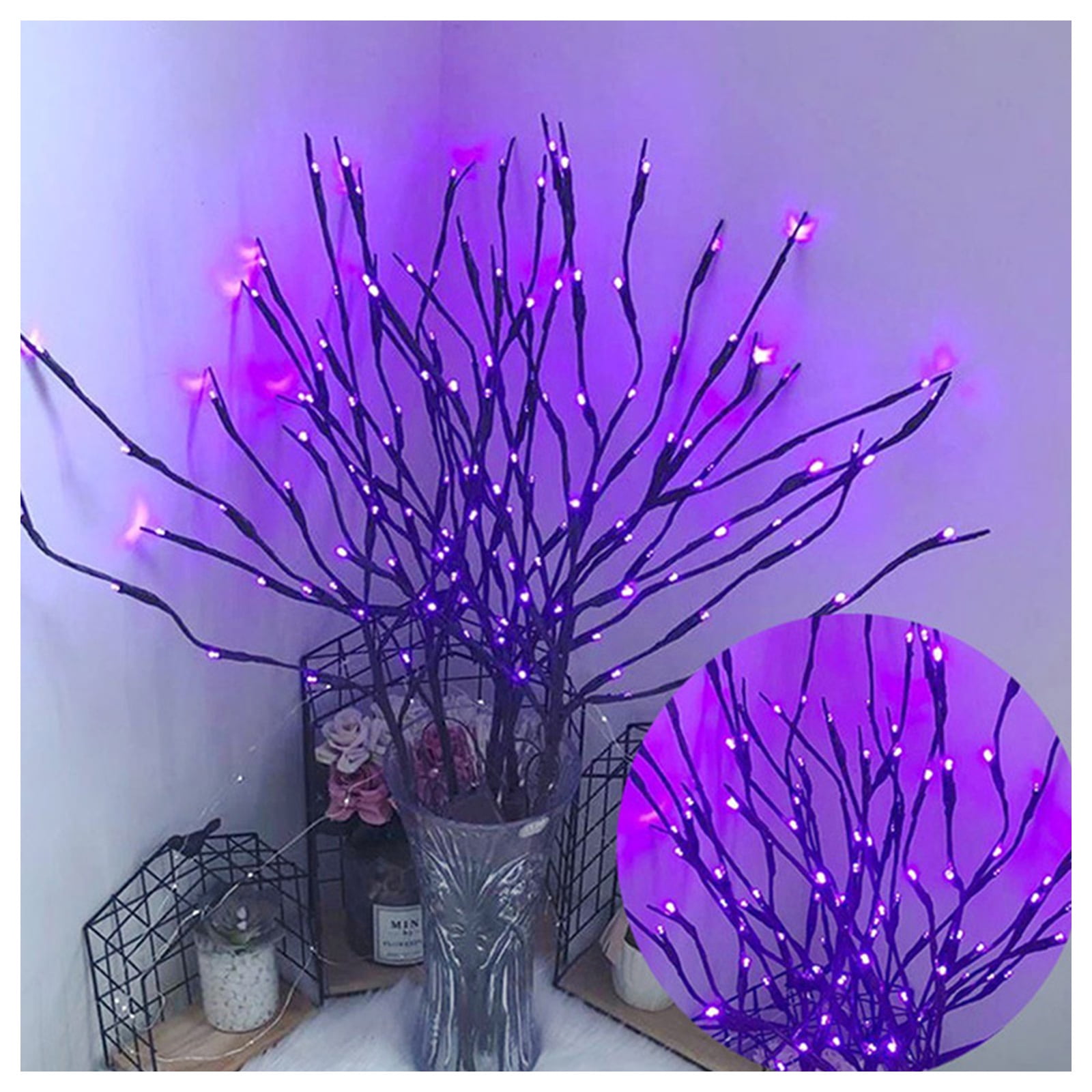 Tree Branch Light Simulation Tree Branch Led Lights Room Bedroom Layout