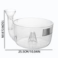 thumbnail image 3 of Clear Automatic Rinsing Basket With Strainer Style For Veggies And Small Produce For Quicks Kitchen Prep Tasks At Home And Daily Cooking, 3 of 8
