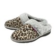 thumbnail image 2 of Dunlop - Ladies Cute Cosy Plush Memory Foam Knitted Slippers With Open Back Mules, 2 of 2