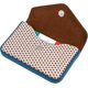 thumbnail image 4 of Tarjetero de cuero con hebilla magnética para tarjetas de crédito, color negro (azul), 4 of 4