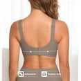 thumbnail image 4 of Daystry Womens Wireless Bras Push Up Bra Comfort Seamless Full Coverage Supportive Everyday Bras, 4 of 12