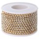 thumbnail image 1 of KAKOWELY 1 rollo de cadena para ropa, decoración DIY, sombrero, boda, ropa, parche, broche, forma creativa, cadena de diamantes de imitación, 1 of 5