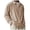 Khaki, variant on JTieacloth Mens Cotton Linen Shirts Men's Stylish And Comfortable Corduroy Shirt Blue