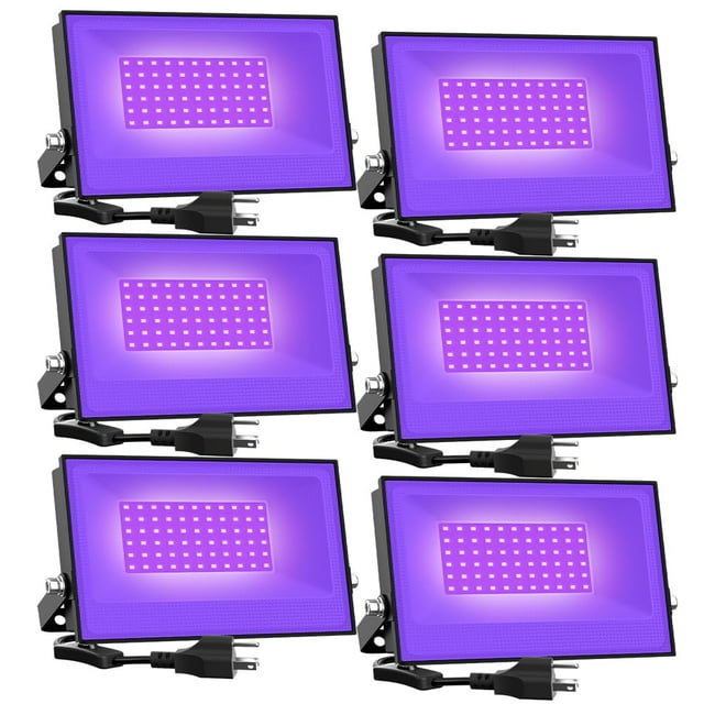 Foco Blacklight Onforu de 30 W LED, 6 luces negras