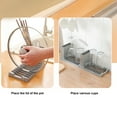 thumbnail image 4 of Lilixerw Dish Drying Rack,Sturdy Dish Drying Rack for Countertop,Kitchen Supplies with Utensil Holder Cup,Gray, 4 of 5
